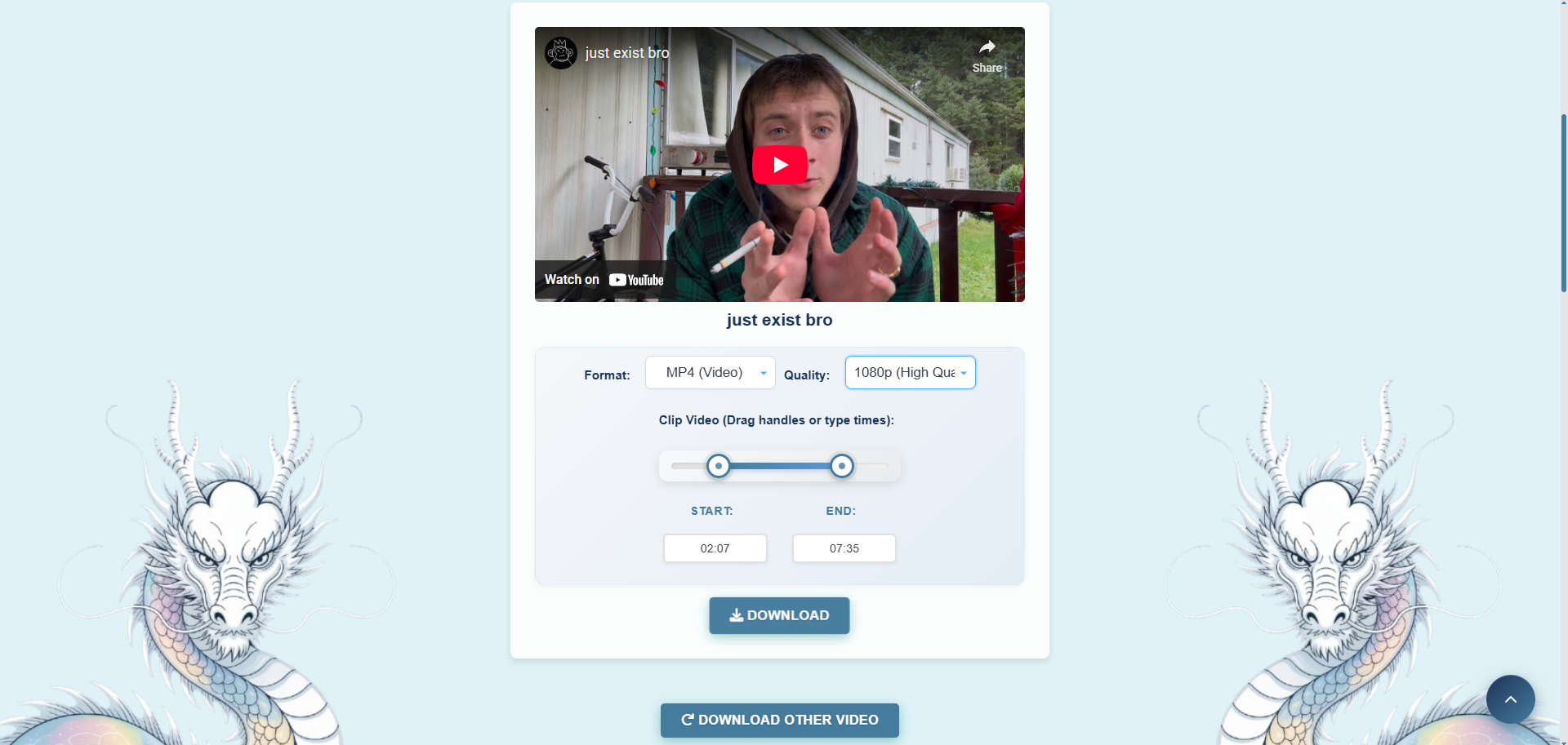 How to cut and download video